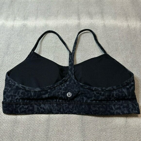 Lululemon Flow Y Sports Bra Size 12 NWT Black - Picture 7 of 10